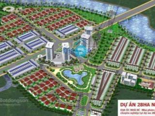 Siêu phẩm 174m2, góc 2 mặt tiền trục chính chính bắc  nam khu 28ha, nhà bè  giá 55 triệu/m2