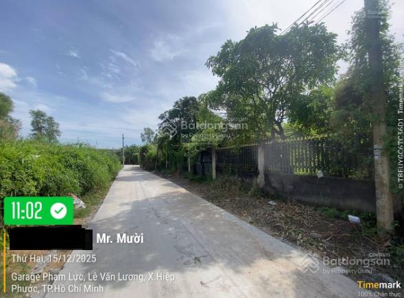 Đất vườn đẹp dt 1.125m2 đường ô tô, cách lê văn lương 300m  giá 6,5tr/m2