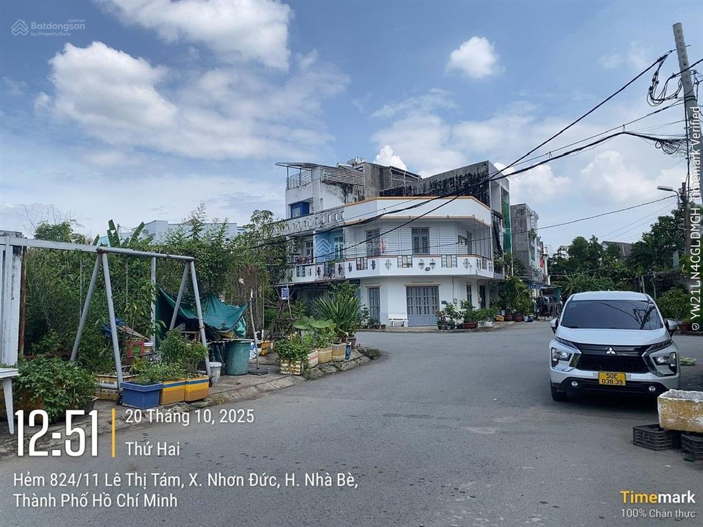 Dt 6,3x16(100m2) mặt tiền đường nhựa 12m, kdc nguyễn bình  giá 5 tỷ