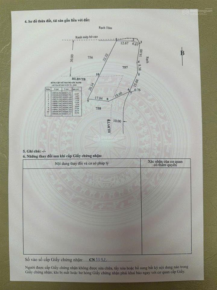 Bán gấp đất nông nghiệp nhơn đức dt 4.338,5m2  giá 1tỷ/1000m2