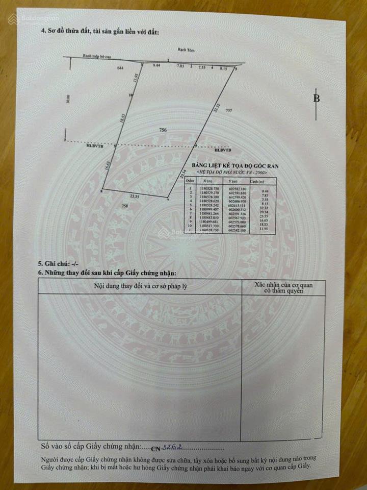 Bán gấp đất nông nghiệp nhơn đức dt 4.338,5m2  giá 1tỷ/1000m2