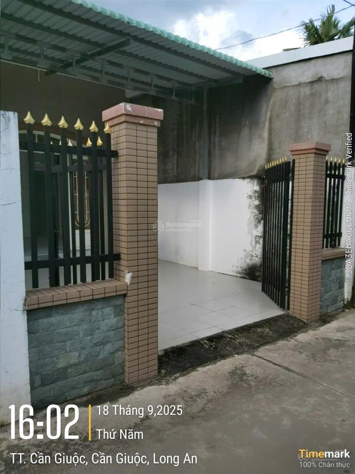 Bán nhà giá rẻ dt 132,4m2 quốc lộ 50, thị trấn cần giuộc, long an  giá 2,9 tỷ