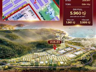 Quá rẻ 70m2 giá 5,6tỷ mặt tiền 5m nhà trên đồi, sát biển vinhome hải vân bay đà nẵng