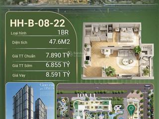 Cần bán căn 1 ngủ 48m² ful nội thất cao cấp masterri. đóng tiền trong 3 năm