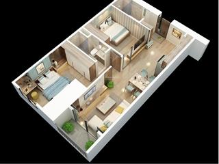Cần bán căn 61,7m2 (2pn,2vs) giá chỉ từ 3,2tỷ tại chung cư bid residence(usilk  104)  kđt văn khê