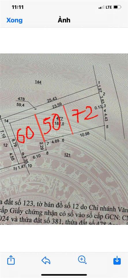 Chính chủ bán 72m đất lô góc tây tựu chỉ 10,8 tỷ, ngõ thông oto, 100m ra hoàng quốc việt kéo dài