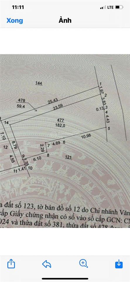 Chính chủ bán 183m đất lô góc văn trì 27,3 tỷ, ngõ thông oto tránh, 100m ra hoàng quốc việt kéo dài