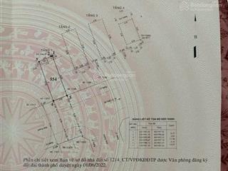 Bán chdv 1 trệt 3 lầu full nội thất có 7 phòng cho thuê 20tr/ tháng khu võ thị liễu đường 12m