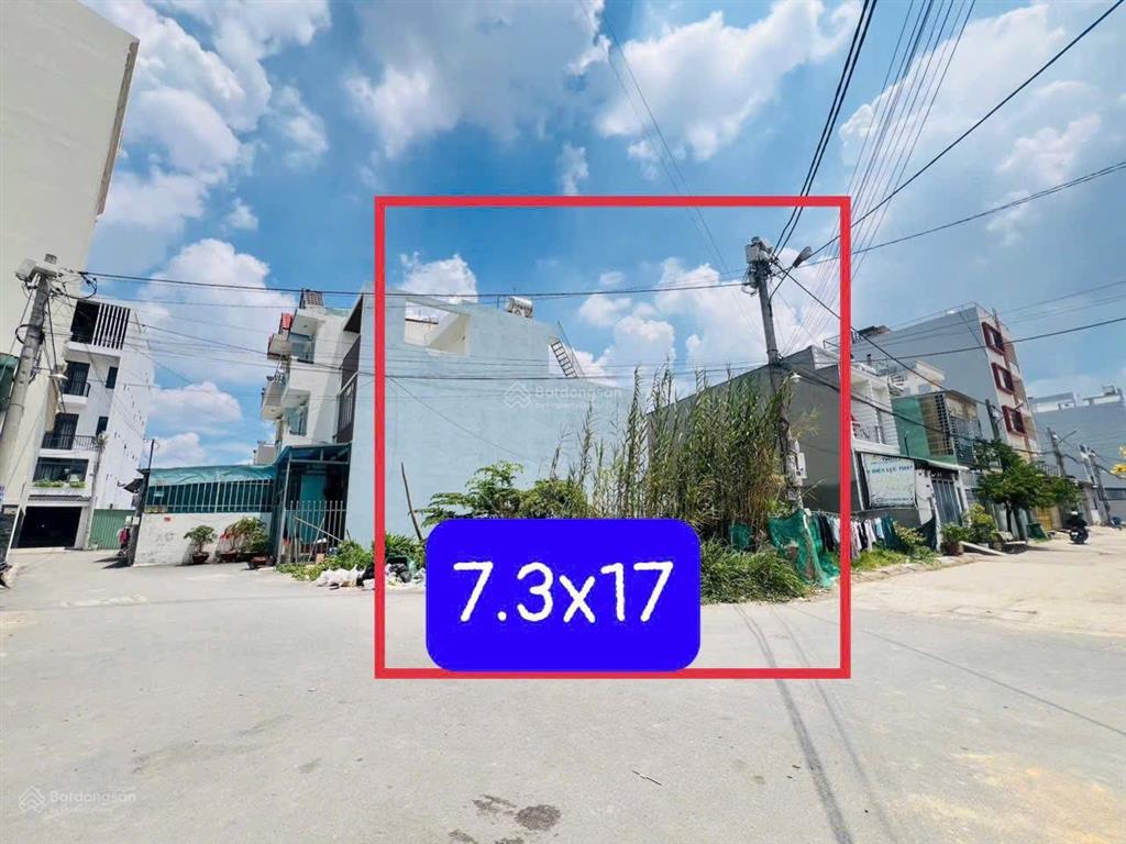 Bán đất góc 2 mặt tiền hẻm 154, thông ra hẻm 140 vườn lài  diện tích  110m2 ( 7.3x17m)