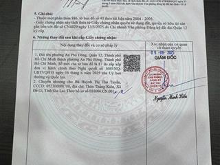 Bán đất 1 sẹc hẻm 94, phường an phú đông, quận 12 diện tích 4x23=6.7 tỷ