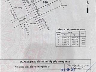 Bán đất hẻm 301/đường vườn lài, phường an phú đông, tphcm diện tích 5 x 18.7m = giá 7.6 tỷ