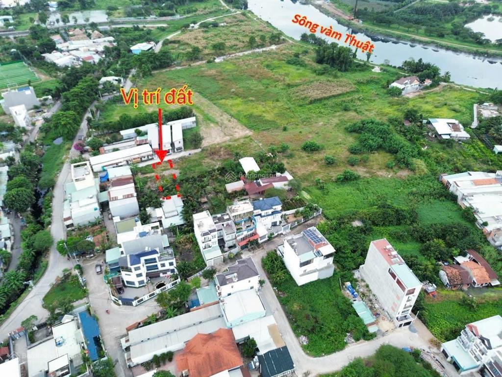 Bán đất hẻm 2/ đường ven sông vàm thuật, cách cầu sắt apđ 2km. giá 5,7 tỷ diện tích 75m2 (4 x 19)