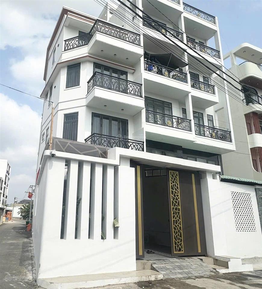 Bán nhà góc 2 mặt tiền hẻm 140 vườn lài 1 trệt 2 lầu 1 tum có 5 phòng ngủ l 93m thổ 59m sàn 202m