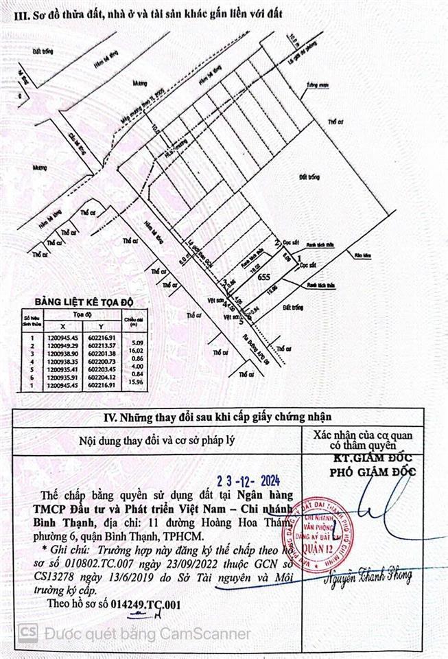 Bán đất 1/ an phú đông 9, gần mặt tiền rạch diện tích 2 sổ thổ cư 723m2 (ngang 8m)