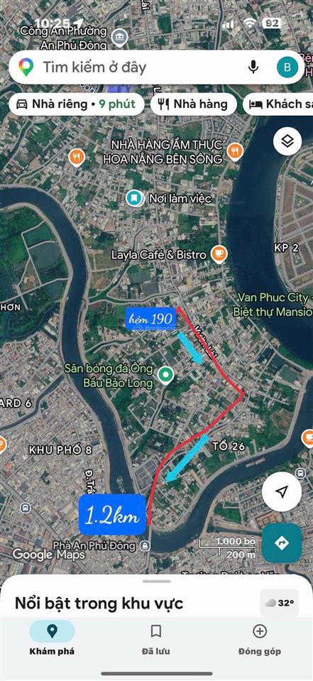 Bán đất 1/ hẻm 190 vườn lài, phường an phú đông, quận 12, tphcm diện tích 60.8m2 (4x15.2m)