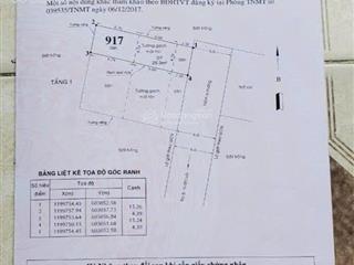 Hẻm 163 vườn lài, p. an phú đông, xây được 1 trệt 1 lửng 3 lầu + tum 67m2 (4,39 x 15,26m)