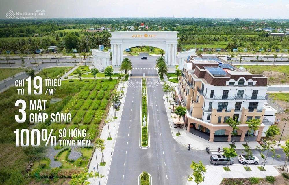 Bán gấp lô đất 112m2 ngay ubnd xã thủ thừa chỉ 600tr/35% agora city