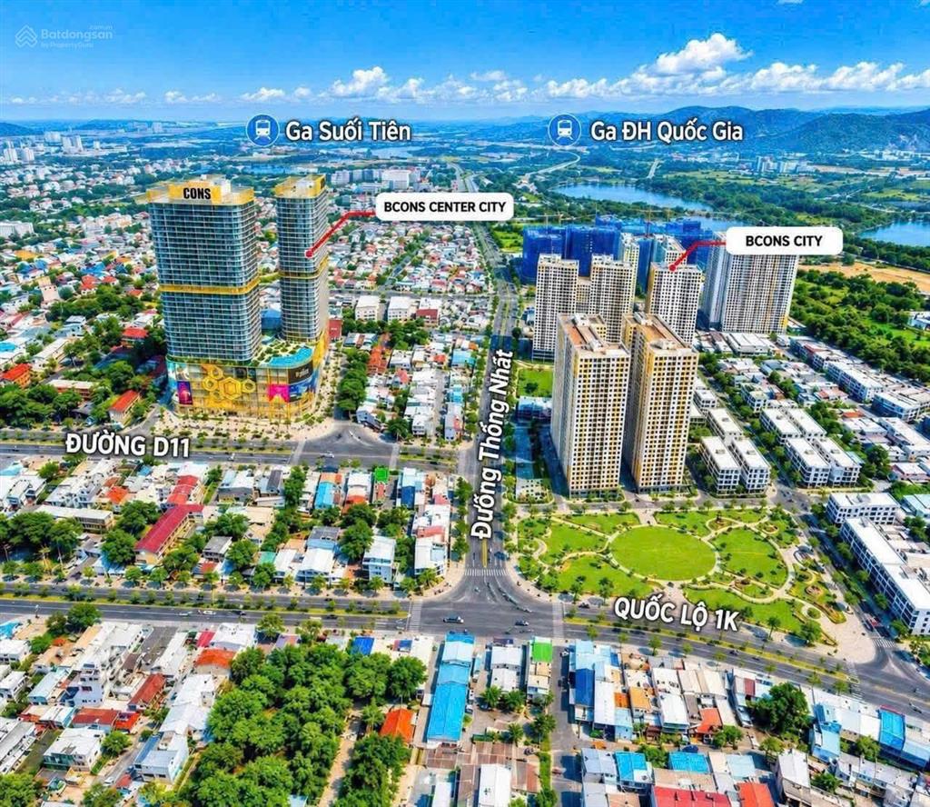 Mở bán dự án bcons center city liền kề ga metro
