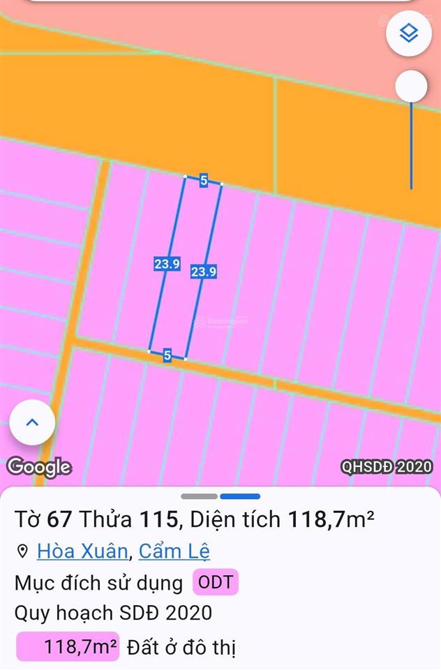 Bán lô đất đường lê minh trung , đường thông , sát ngã tư mai chí thọ , view trường thoáng mát