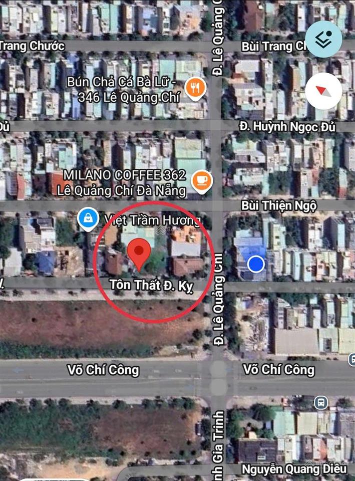 Bán lô đất biệt thự đường tôn thất dương kỵ, đối diện công viên, ngay chân cầu nguyễn tri phương