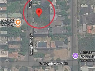 Bán lô đất biệt thự đường trung lương 9  hòa xuân