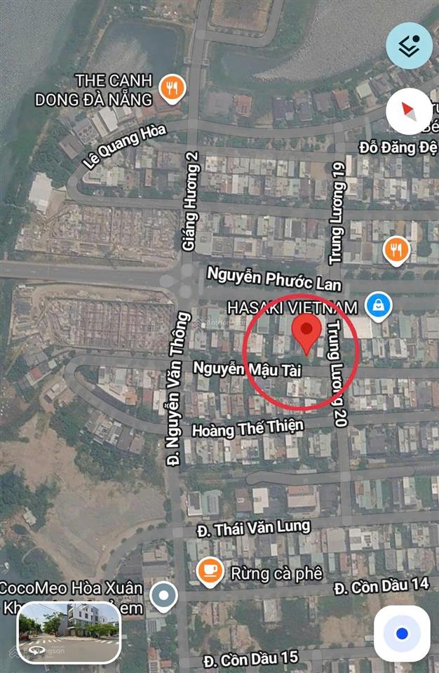 Bán lô đất đường nguyễn mậu tài, đối lưng đường nguyễn phước lan, gần cầu hòa xuân