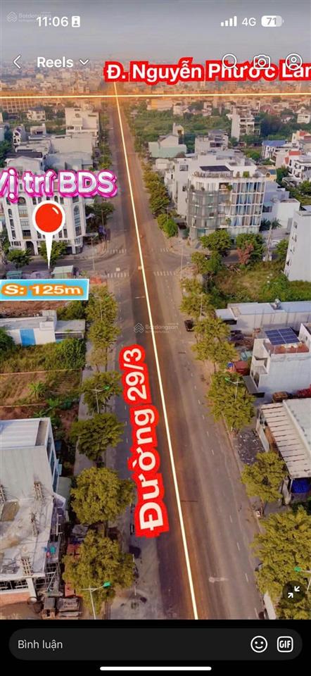 Bán lô đất đẹp đường 29/3 (hàng dừa cũ), vị trí siêu đẹp, giá thương lượng chính chủ