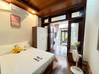 Cho thuê căn hộ 1 phòng ngủ full nội thất sân vườn gần vạn hạnh mall quận 10