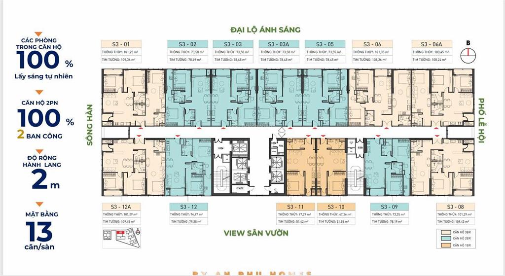 Capital square đà nẵng căn hộ view trực diện sông hàn | giá tốt tòa s3