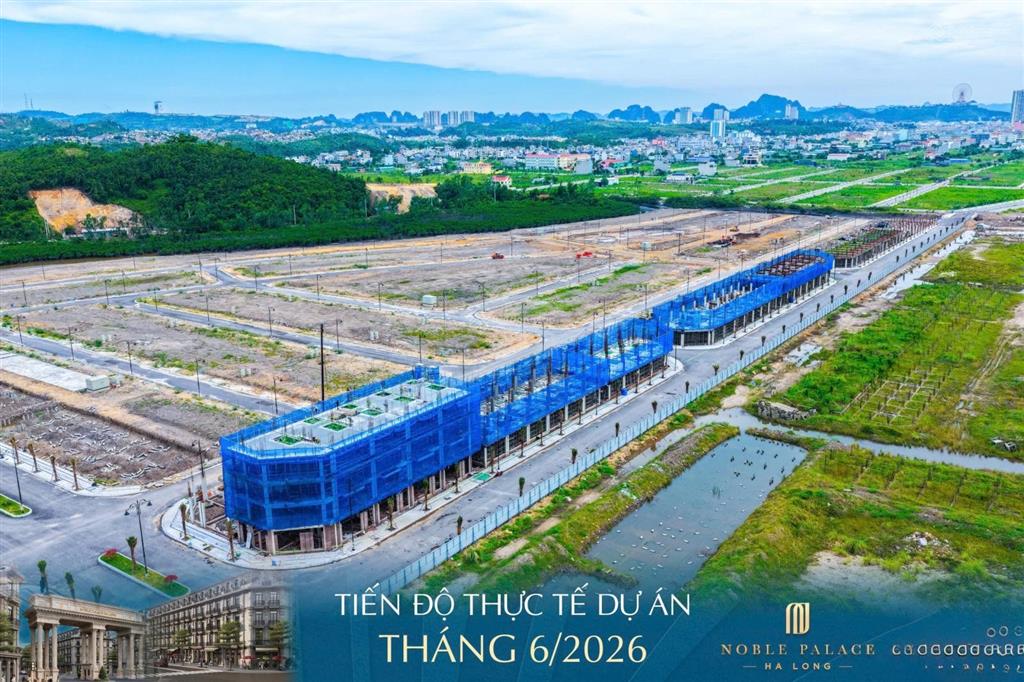 Đất nền đã sổ đỏ lâu dài từng lô, vị trí kề biển, giá chỉ từ 3,2 tỷ / lô tại noble palace hạ long