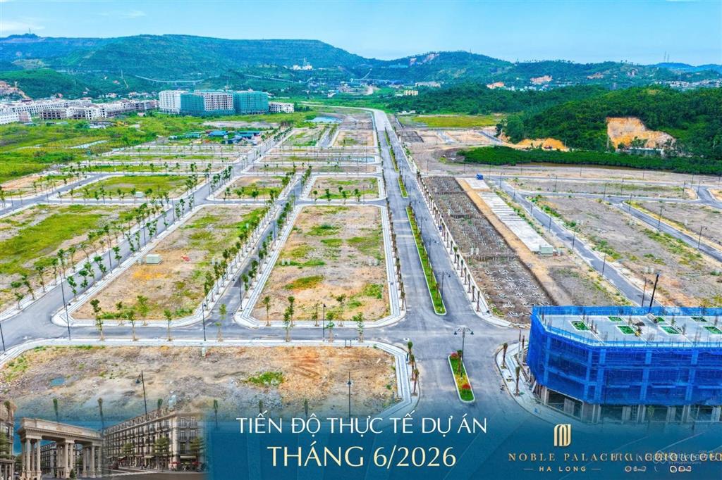 Đất nền đã sổ đỏ lâu dài từng lô, vị trí kề biển, giá chỉ từ 3,2 tỷ / lô tại noble palace hạ long