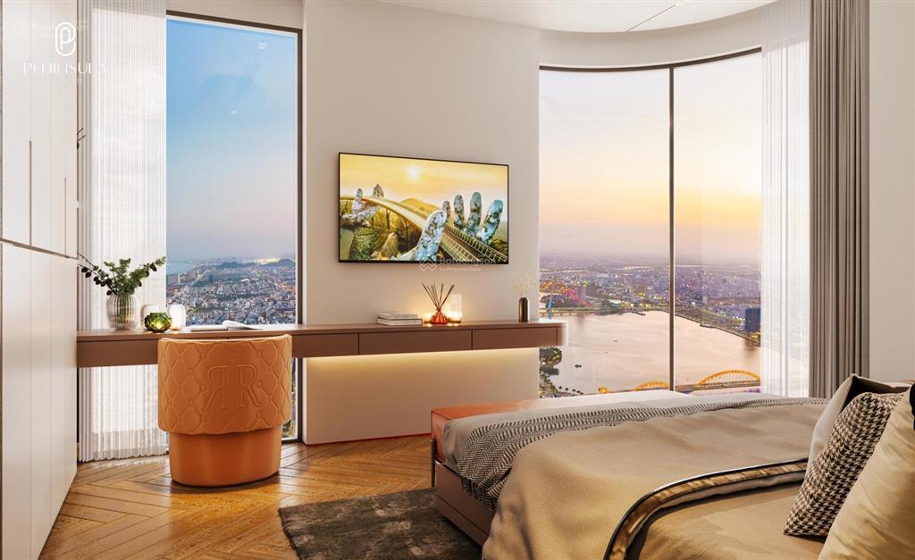 Chủ gửi bán căn hộ peninsula  mã căn p215  view trực diện sông  pháo hoa  giá tốt chỉ 4.x tỷ
