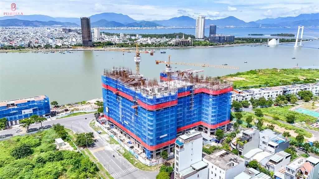 Chủ gửi bán căn hộ peninsula  mã căn p215  view trực diện sông  pháo hoa  giá tốt chỉ 4.x tỷ