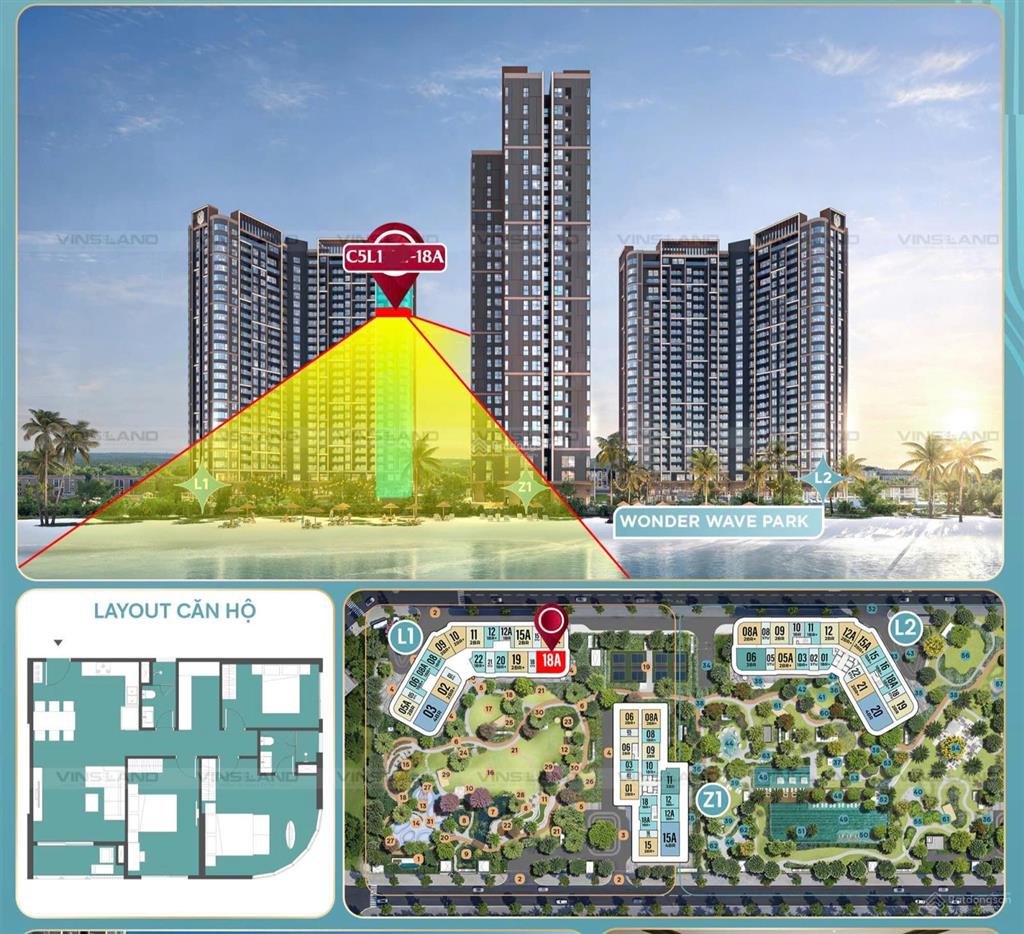 Độc nhất 3pn 106.7m2, 66tr/m2, 3 mặt view hồ tạo sóng, 2 hầm xe 140.000m2. chiết khấu lớn nhất t5