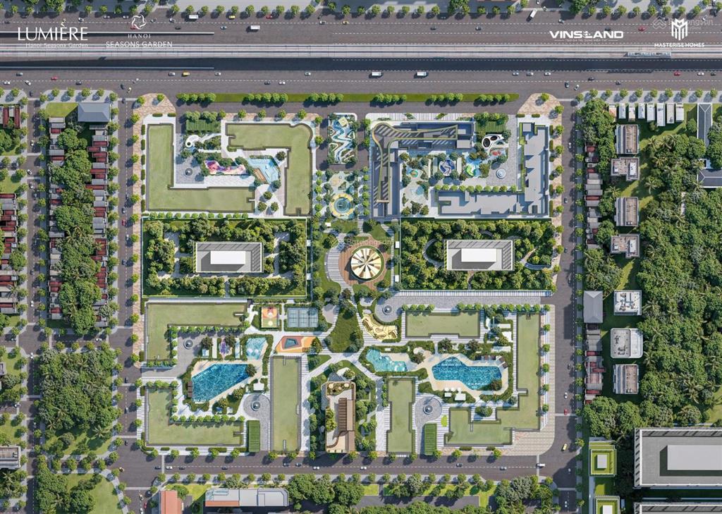 Siêu phẩm 3 ngủ 125.9m2 khu đóng compound chuẩn sống tinh hoa, 3 hầm để xe.