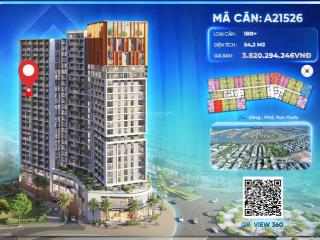 Căn hộ 1br+ trục 26 tầng trung toà a2 cora tower  view sôngnúibiển. giỏ hàng độc quyền srt.