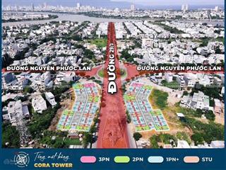 Căn hộ cora tower 1pn+ view sông biển, chính sách tài chính nhẹ cho nhà đầu tư
