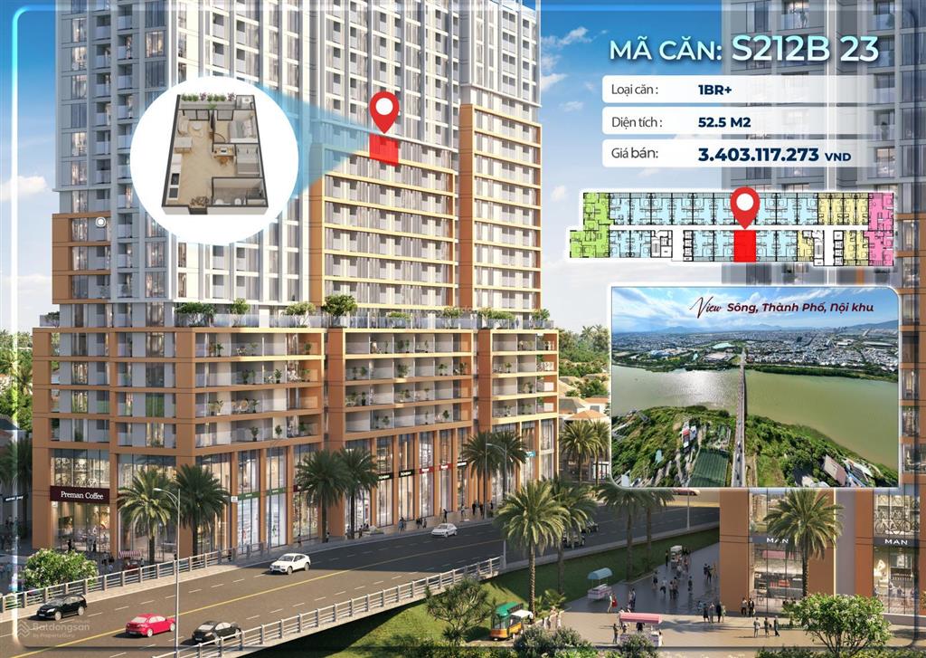 Duy nhất! căn hộ 1br tại sun spana tower. giỏ hàng ngoại giao view sông, pháo hoa. ck lên đến 18%