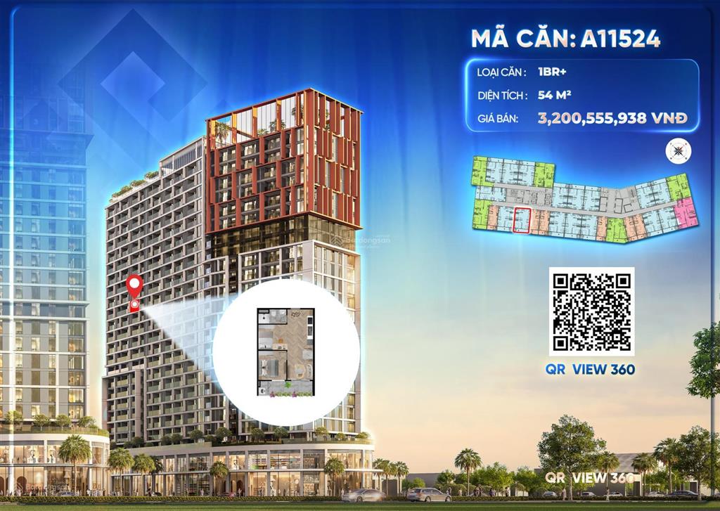 Căn hộ 1br tại dự án cora tower. chỉ cần 800tr có thể sở hữu. c. khấu lên đến 17%. cam kết giá cđt