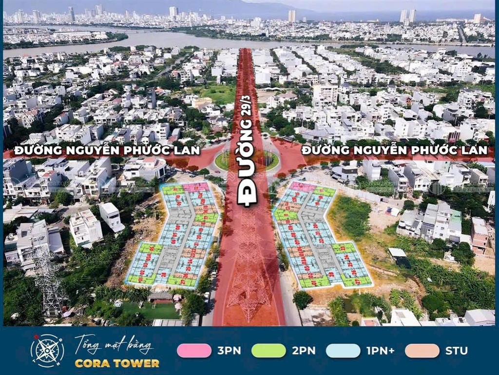 Căn hộ 2pn view biển tại cora tower  tiềm năng cho thuê và đầu tư dài hạn tại đà nẵng