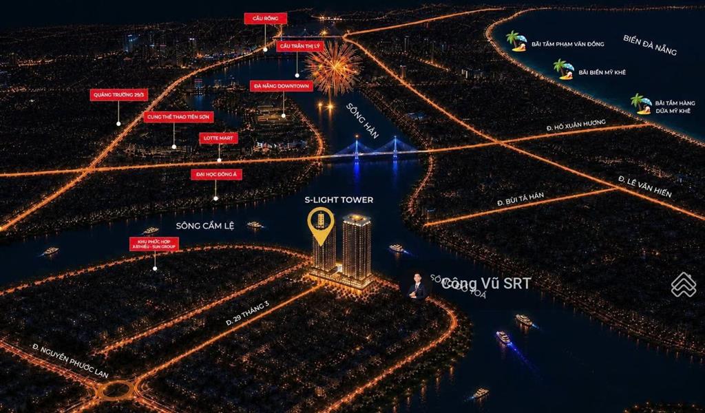 Slight tower | căn hộ sở hữu lâu dài tại tâm điểm ngã ba sông đà nẵng