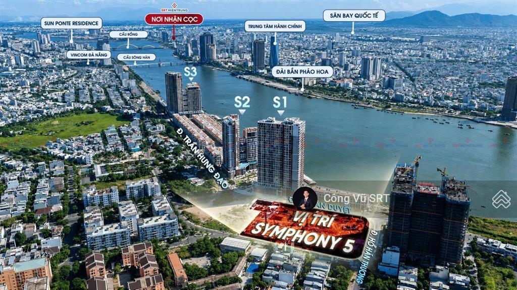 2pn view trực diện sông hàn tại sun symphony căn đẹp ngoại giao từ sun group