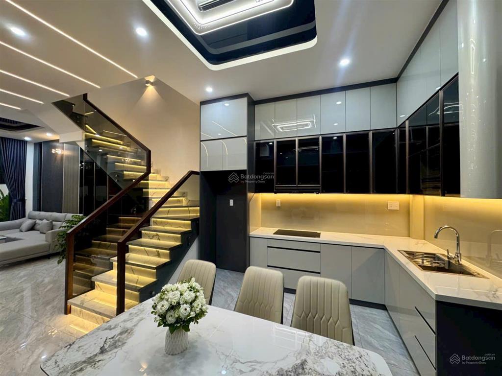 Khu nhà phố mới xây dựng đường thạnh lộc 27 ngay chung cư thạnh lộc (4x20)m trệt 3 lầu