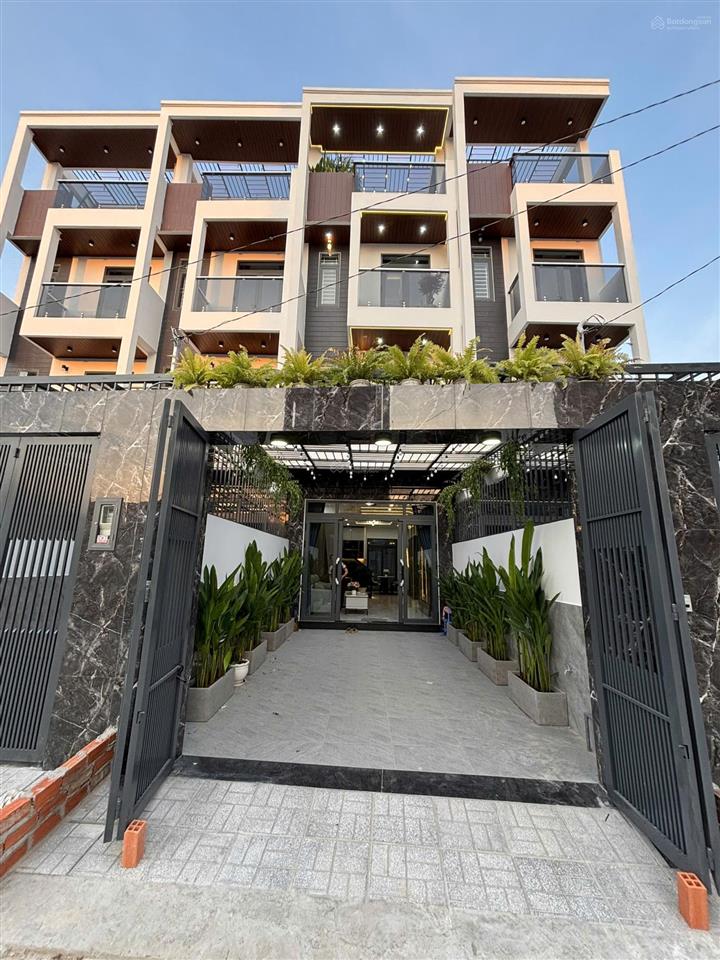 Khu nhà phố mới xây dựng đường thạnh lộc 27 ngay chung cư thạnh lộc (4x20)m trệt 3 lầu