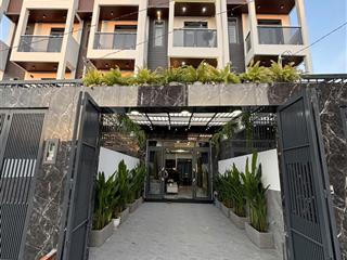 Khu nhà phố mới xây dựng đường thạnh lộc 27 ngay chung cư thạnh lộc (4x20)m trệt 3 lầu