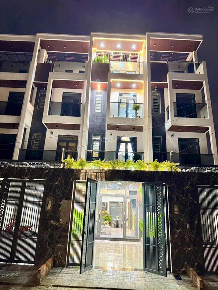 Khu nhà phố mới xây dựng đường thạnh lộc 27 ngay chung cư thạnh lộc (4x20)m trệt 3 lầu