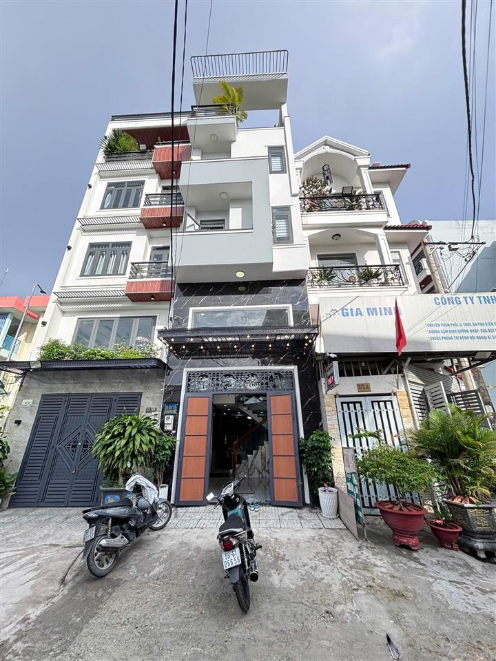 Nhà mới 1trệt 1lửng 2lầu sân thượng đường thạnh xuân 38, phường thới an, ngay trường hoa đỗ quyên