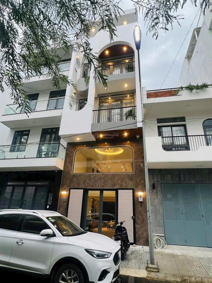 Nhà phố khu đồng bộ đường 12m vỉa hè, 1 trệt 3 lầu đường thạnh lộc 15 (4,8x11)m