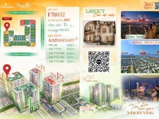 Căn góc 2pn view sông siêu thoáng không gian sống cao cấp giữa trung tâm nam đà nẵng