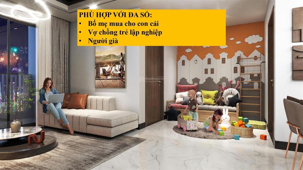 Sun cora tower căn độc nhất mỗi tầng 1 căn 2br + 79,3m² sở hữu lâu dài